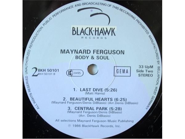 experiment in jazz with Maynard Ferguson ‎– Body & Soul
