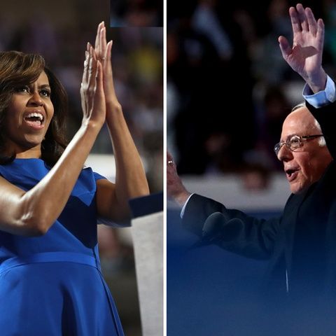 Michelle Obama and Bernie Sanders Rock The DNC!