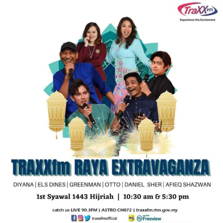 TRAXXfm Raya Extravaganza 2022 | 2nd May 2022 10:30 am & 5:30 pm | 7th May 2022 11:30 am & 5:30 pm |
