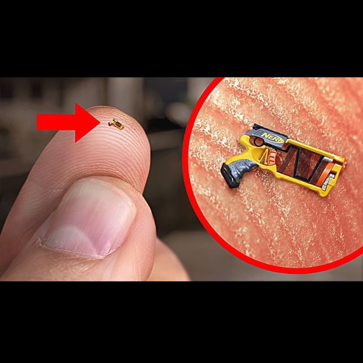 World’s Smallest Nerf Gun Shoots an Ant