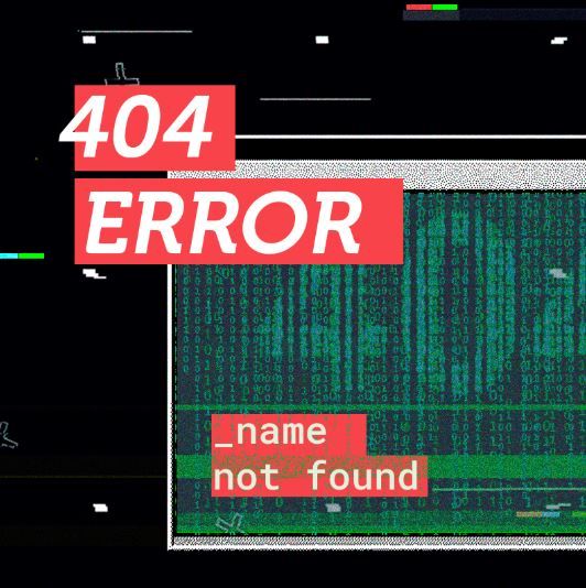 404 Error (name not found)