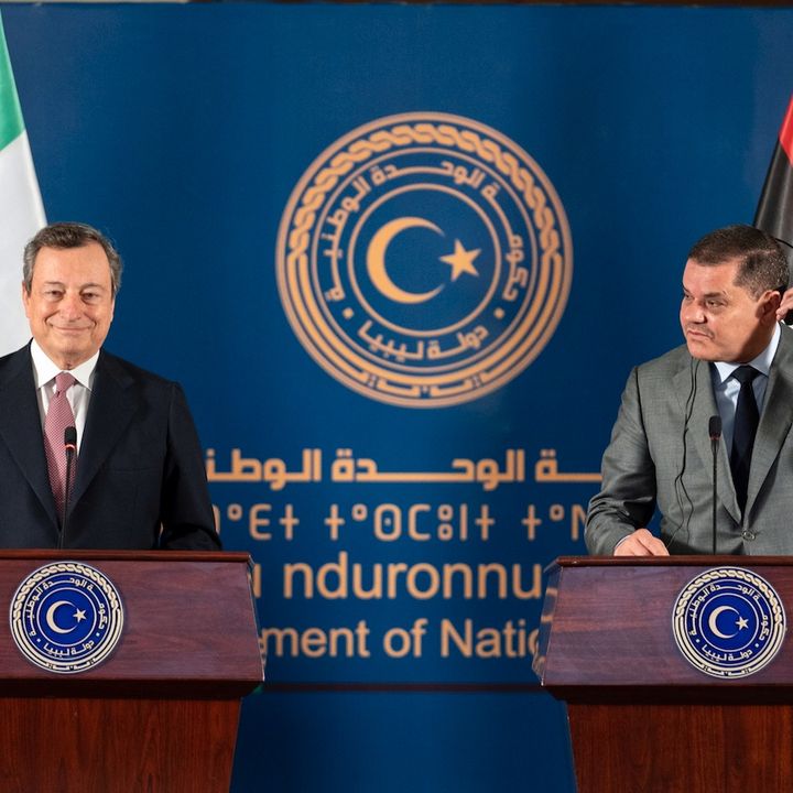 Draghi in Libia, dichiarazioni congiunte dei due premier