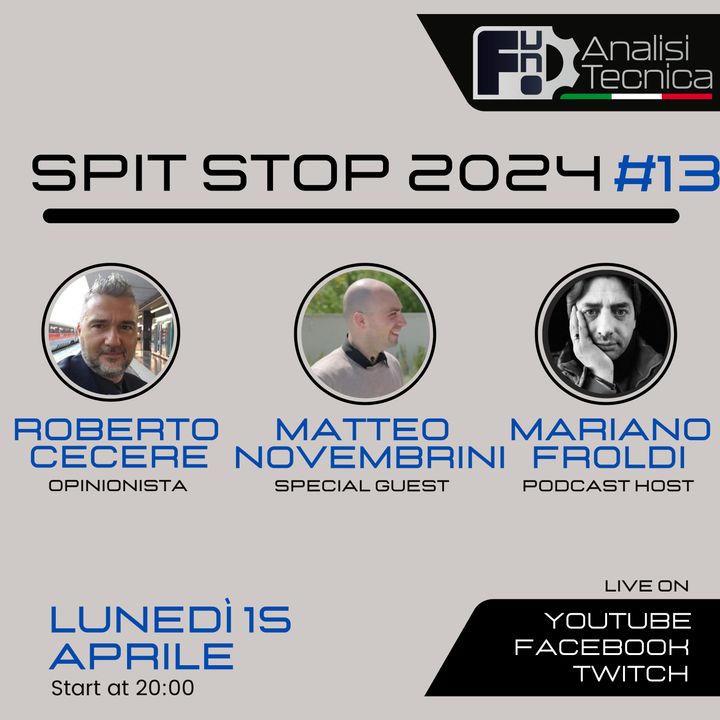 Spit Stop 2024 - Puntata 13 - LIVE con Matteo Novembrini