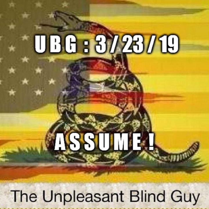 The Unpleasant Blind Guy : 3/23/19 - Assume!