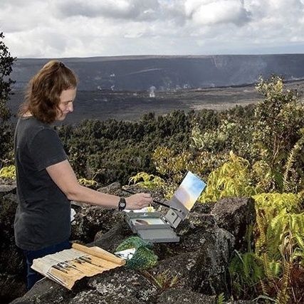 Hawaii Volcanoes Artist-in-Residence Dawn Waters Baker on Big Blend Radio