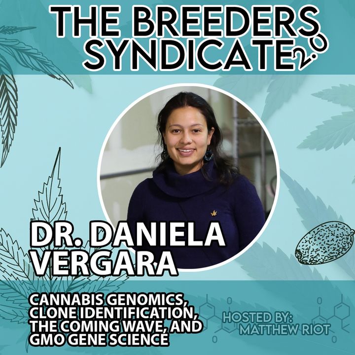 Breeders Syndicate 2.0 - Dr. Daniela Vergara - Cannabis Genomics, Clone Idenitfication, & GMO Science S05 E14