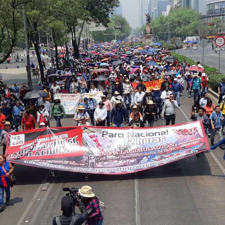 CNTE anuncia movilizaciones para este lunes