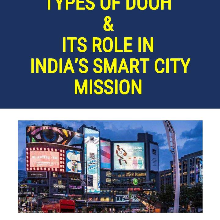 Types of DOOH & its role in India's smart city mission