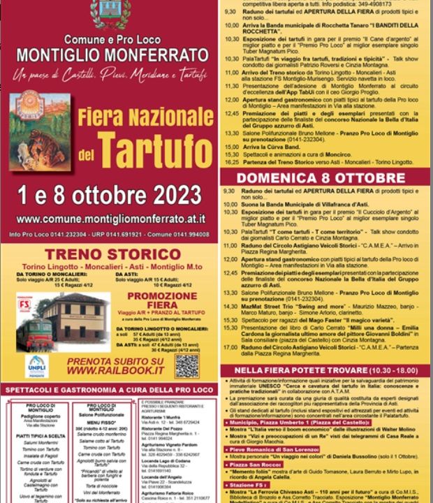 FIERA NAZIONALE DEL TARTUFO - Montiglio Monferrato