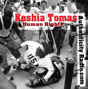 Keshia Thomas defends Human Rights