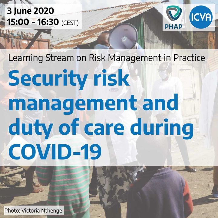 Security risk management and duty of care during COVID-19
