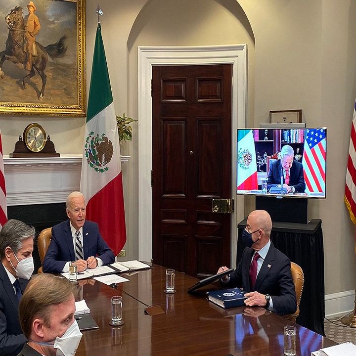 Se reúnen de manera virtual López Obrador y Joe Biden