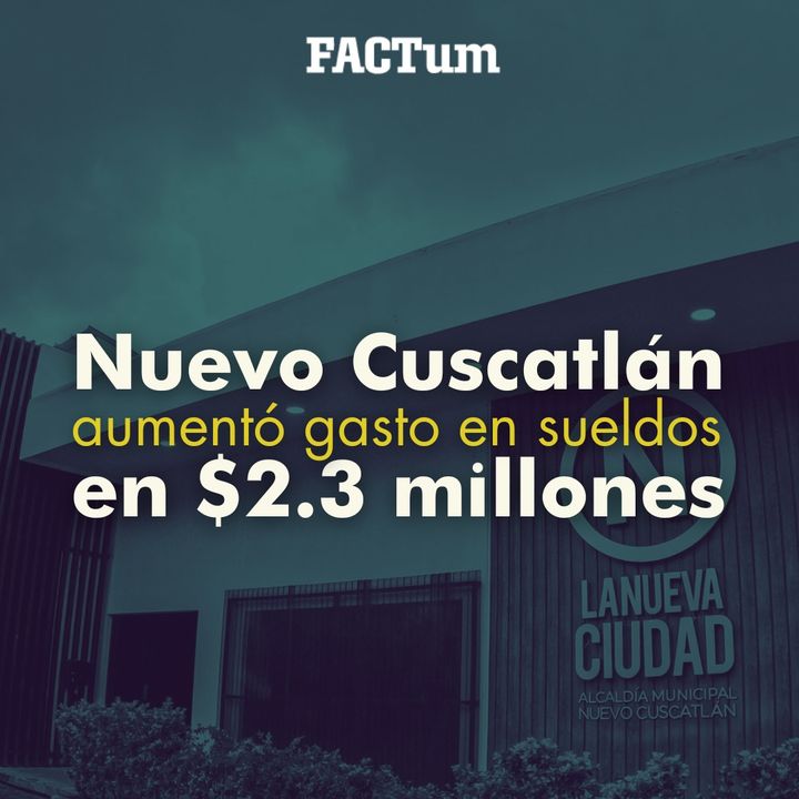 Nuevo Cuscatlán aumentó gasto en sueldos en $2.3 millones