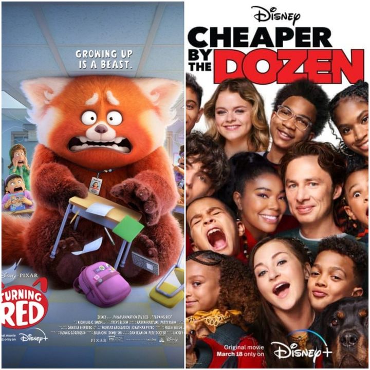 Damn You Hollywood: Turning Red/Cheaper by the Dozen (2022)