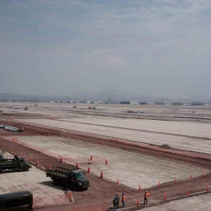 Construcción del Aeropuerto Internacional Felipe Ángeles va en tiempo