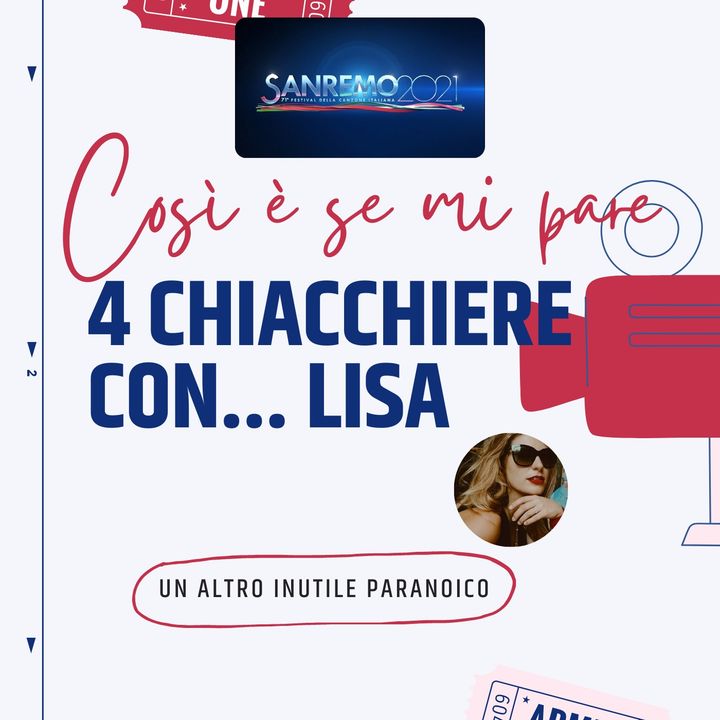 Sanremo 2021 - 4 Chiacchiere con... Lisa