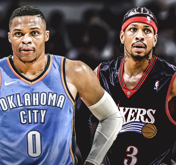 The Dribble -Allen Iverson vs. Russell Westbrook who's the top Dog ??