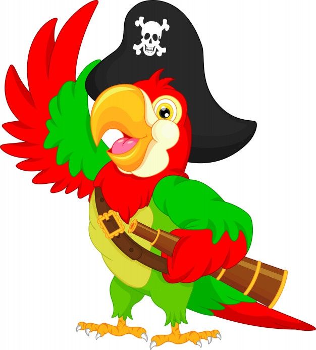 El perico que quería un pirata -Español