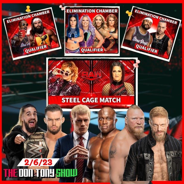 WWE RAW PREVIEW 2/6: Becky Lynch vs. Bayley Steel Cage Match, Elimination  Chamber qualifiers, more