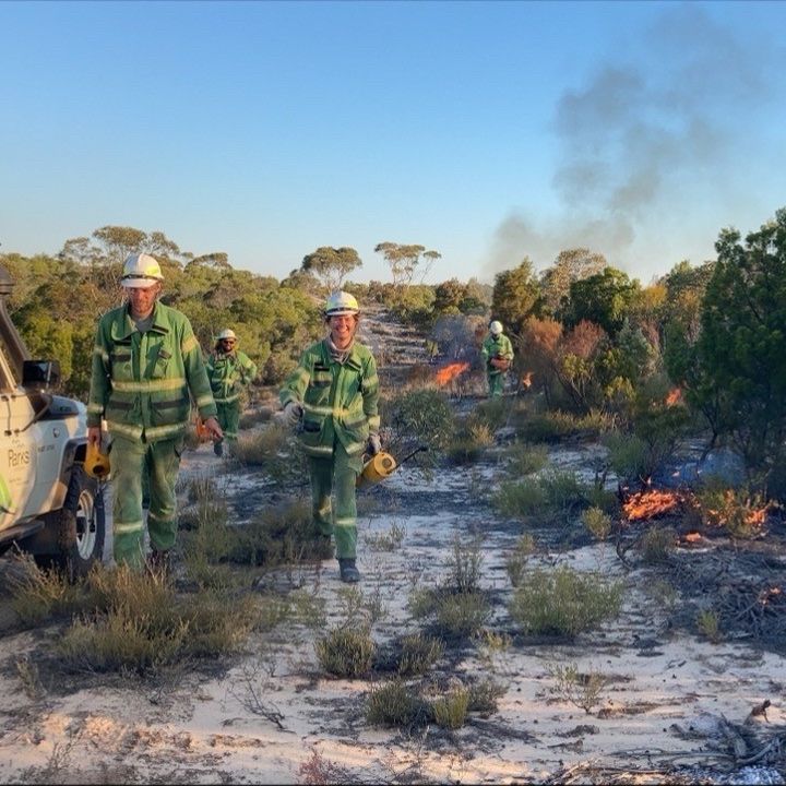Nathan Christian, senior forest fire management officer based in Mildura on north western Victoria planned burns in autumn 2022
