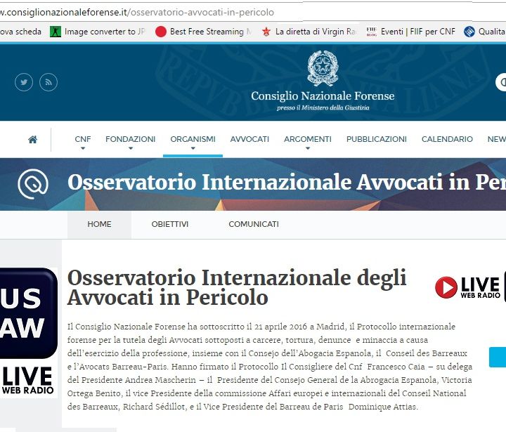 Edizione Speciale: Osservatorio Internazionale degli Avvocati in Pericolo - Rientrata oggi la missione italiana a Instanbul