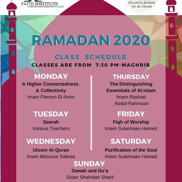 Ramadan Classes 2020