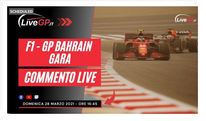 F1 | GP Bahrain 2021 - Commento Live Gara