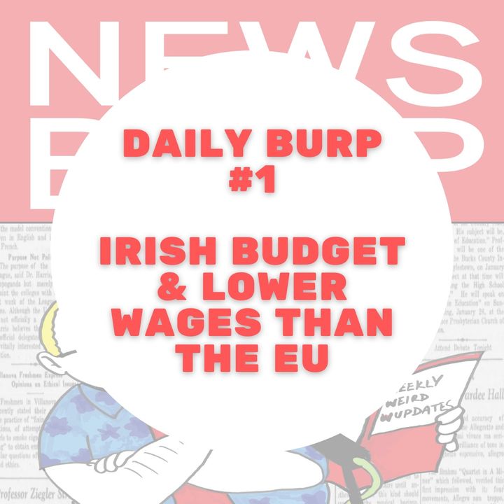 News Burp Short - Ireland's 2022 Budget, Lower wages than most of EU and is Onlyfans over?