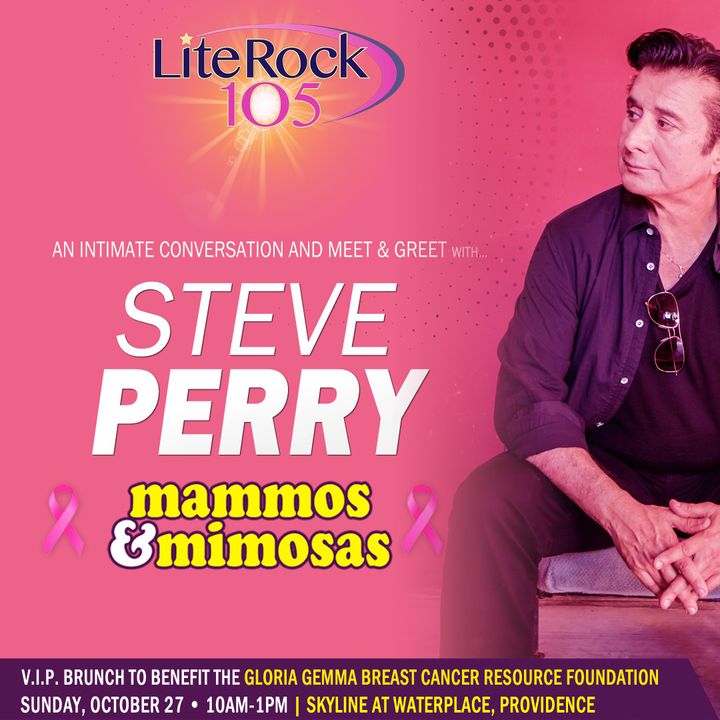 STEVE PERRY at LITE ROCK 105's MAMMOS & MIMOSAS