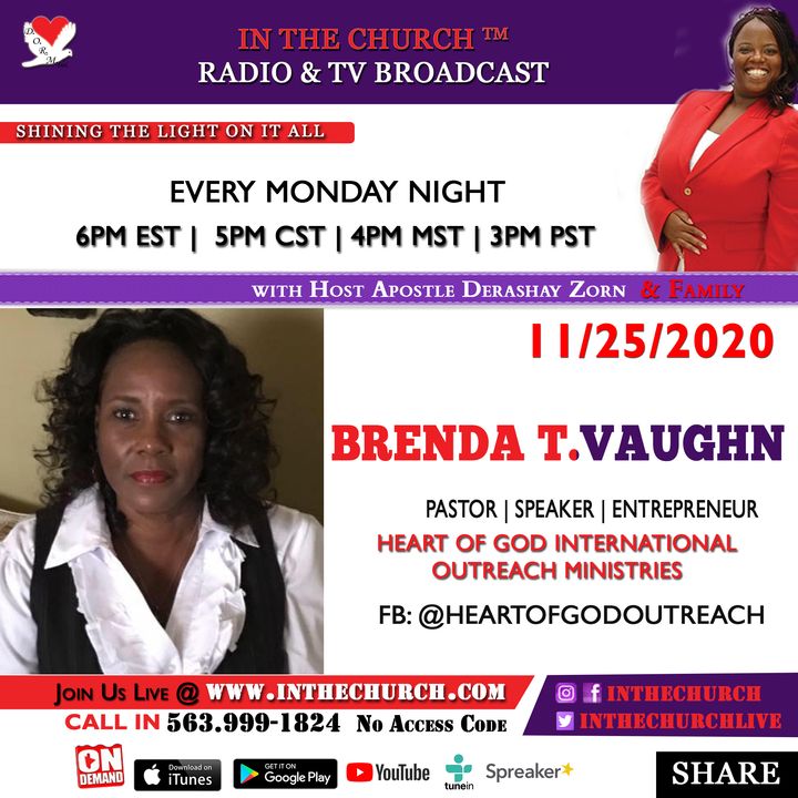 Step out of the I was and into the I am Guest Pastor Brenda T. Vaughn