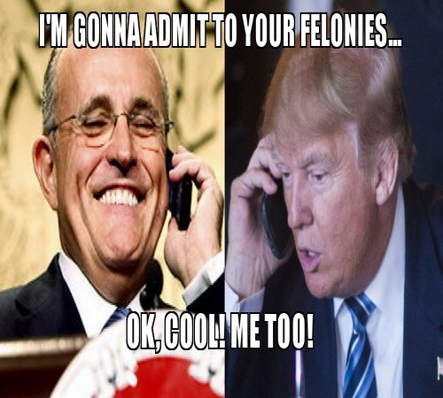 Oh Rudy...you did Trump dirty!