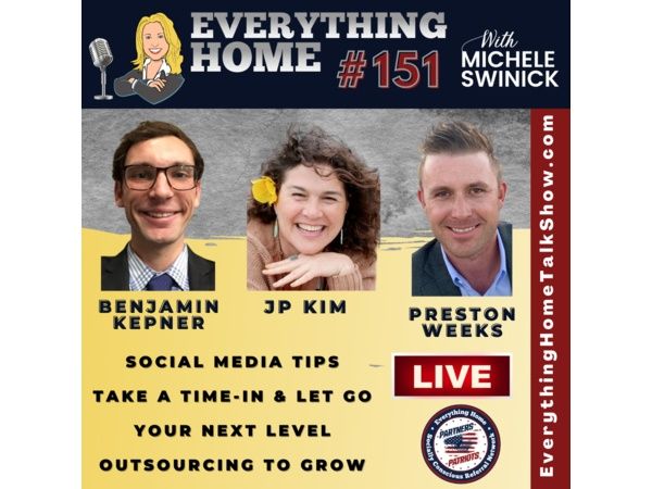 151 LIVE: Social Media Tips, Take A Time-In & Let Go, Next Level, Outsourcing