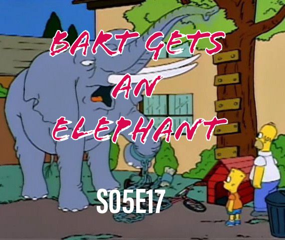 63) S05E17 - Bart Gets an Elephant