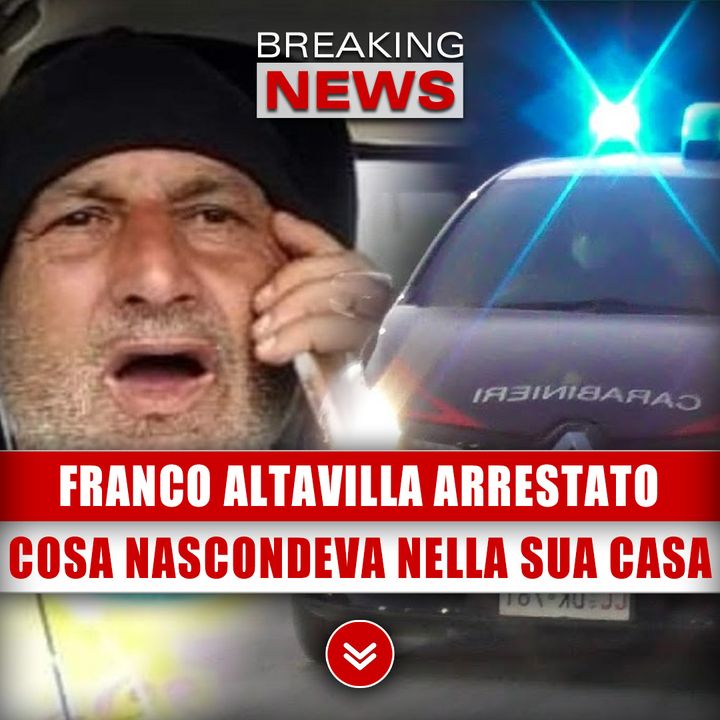 Franco Altavilla E' Stato Arrestato: Ecco Cosa Nascondeva Nella Sua Casa!