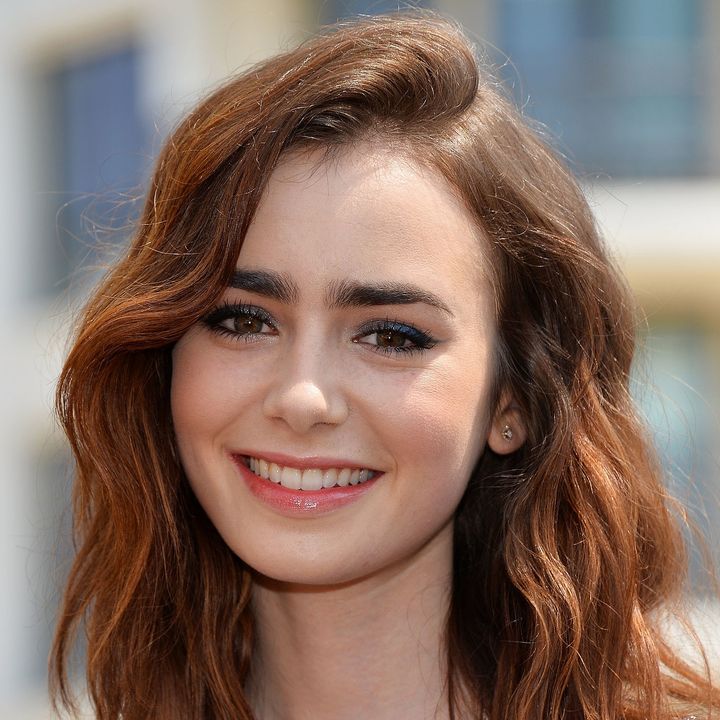 Actress / Model Lily Collins on We Day