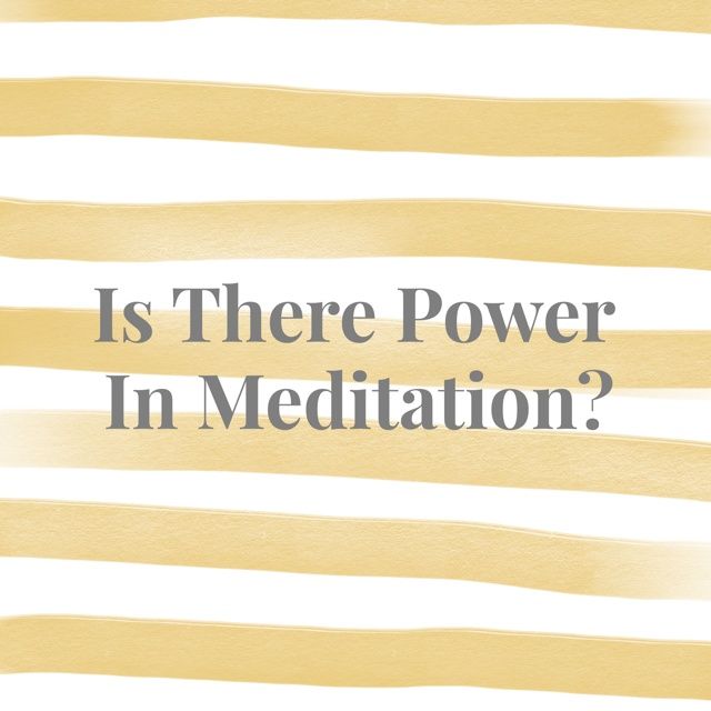 Is There Power In Meditation? - With Lucy Keavney