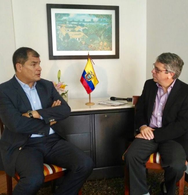 "Me siento totalmente traicionado" Rafael Correa expresidente de Ecuador