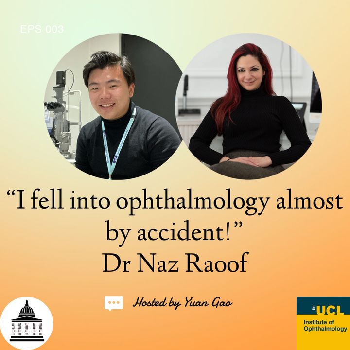 EPS 003. Dr Naz Raoof: I fell into ophthalmology almost by accident!