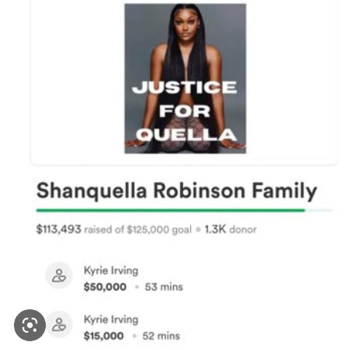 Kyrie Irving Has Donated $65,000 To Shanquella Robinson's Go Fund Me