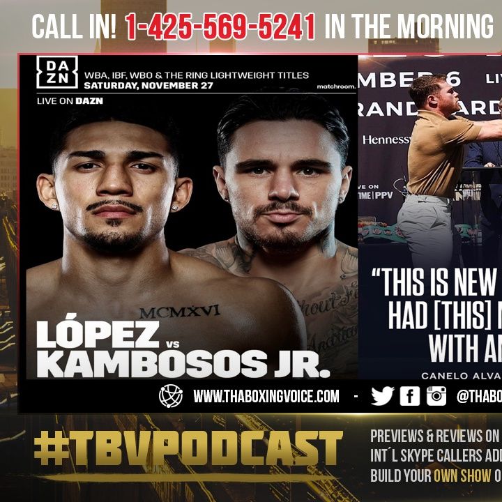 ☎️Canelo Possibly Making A MISTAKE FIGHTING ANGRY😤Teofimo Lopez vs George Kambosos Nov 27th❗️