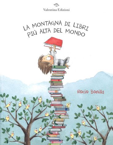 Audiolibri per bambini - La montagna di libri più alta del mondo (Rocio Bonilla) www.radiogiochiecolori.it