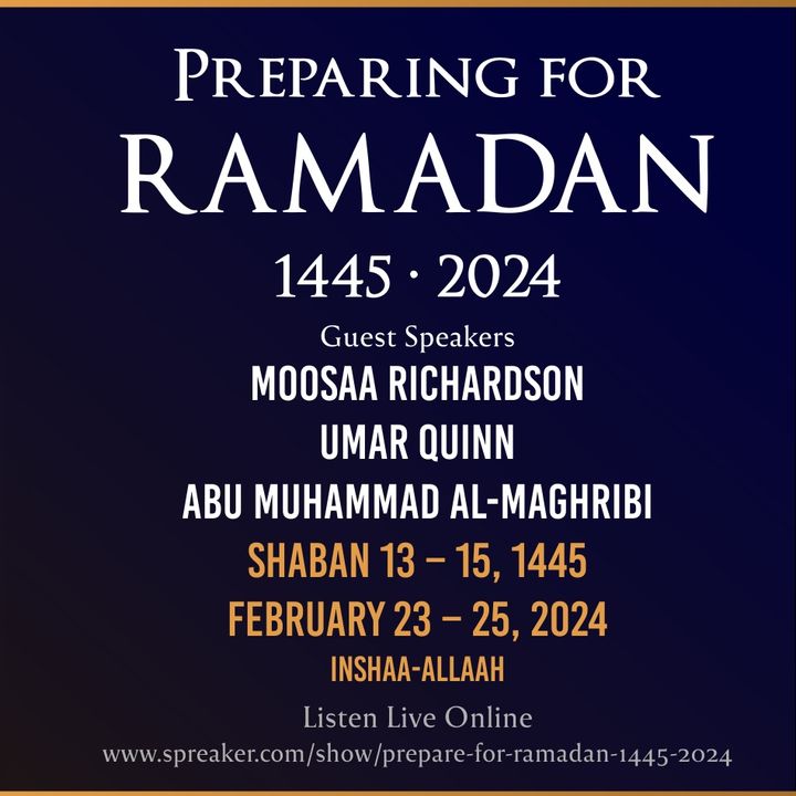 01 Preparing for Ramadan 1445 2024