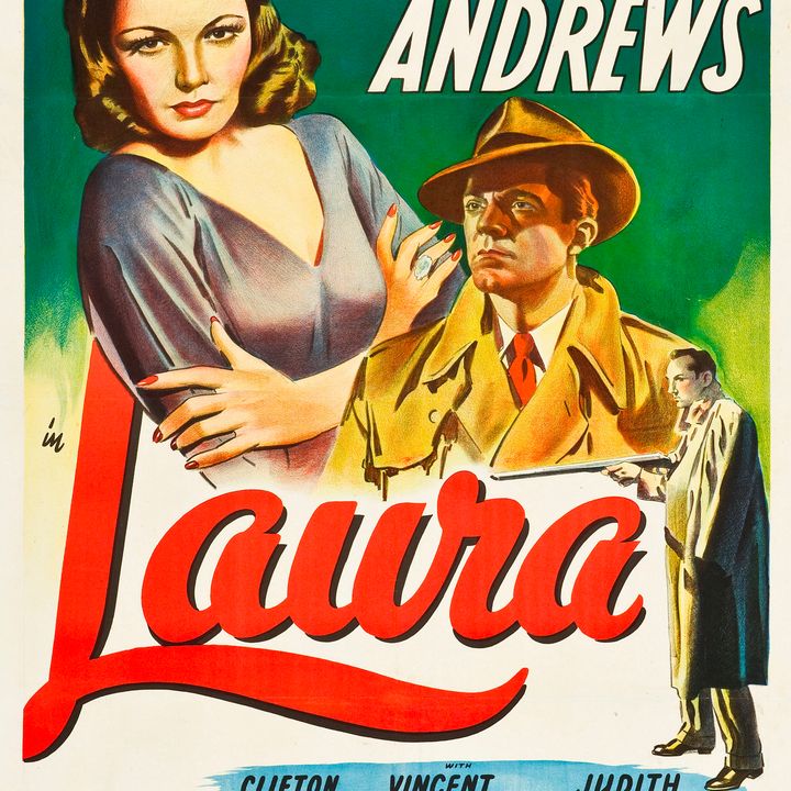 Laura (1944) Gene Tierney, Vincent Price, Dana Andrews, Clifton Webb, Otto Preminger & Vera Caspary