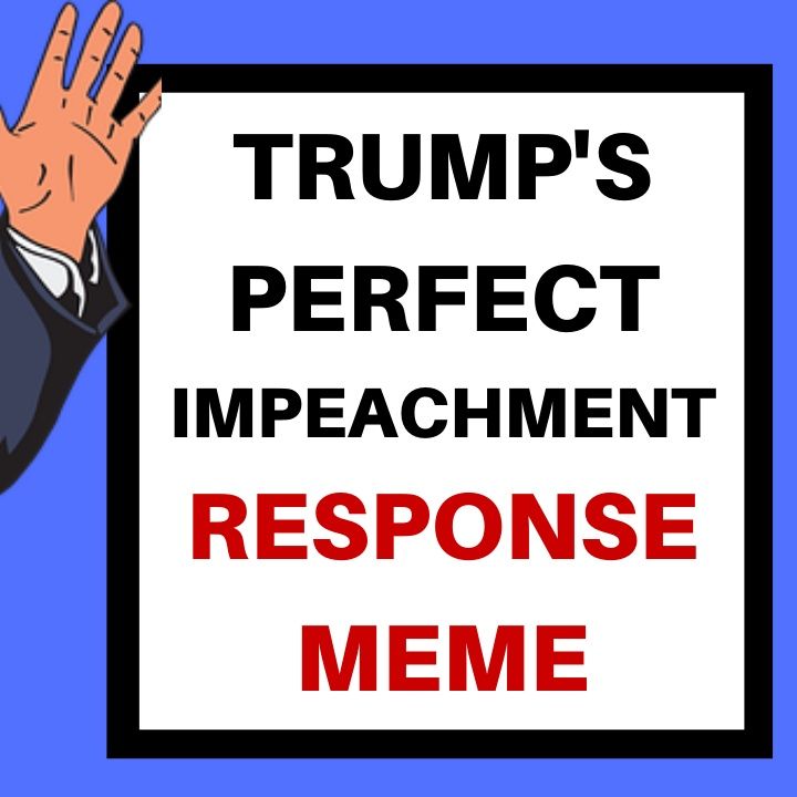 TRUMP'S PERFECT RESPONSE TO IMPEACHMENT VOTE