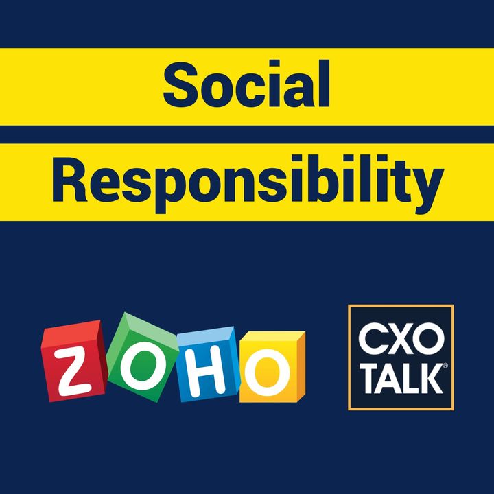 Social Impact, Corporate Social Responsibility and Sustainability with Zoho CEO Sridhar Vembu