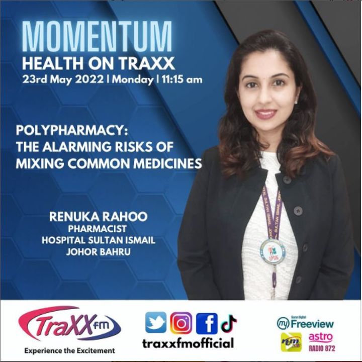 Health on TRAXX : Polypharmacy and the Alarming Risks of Mixing Common Medicines | Monday 23rd May 2022 | 11:15 am