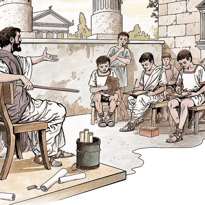 La educación en la antigua Roma