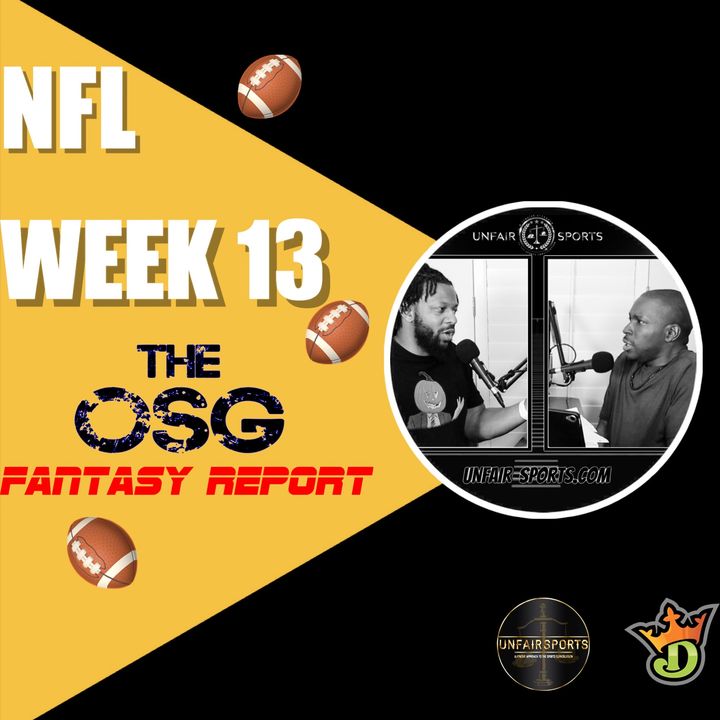 NFL Week 13 OSG Report Daily Fantasy Highlights