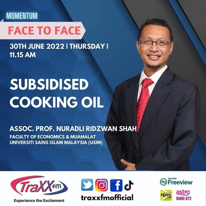 Face to Face : Subsidised Cooking Oil | Thursday 30th June 2022 | 11:15 am
