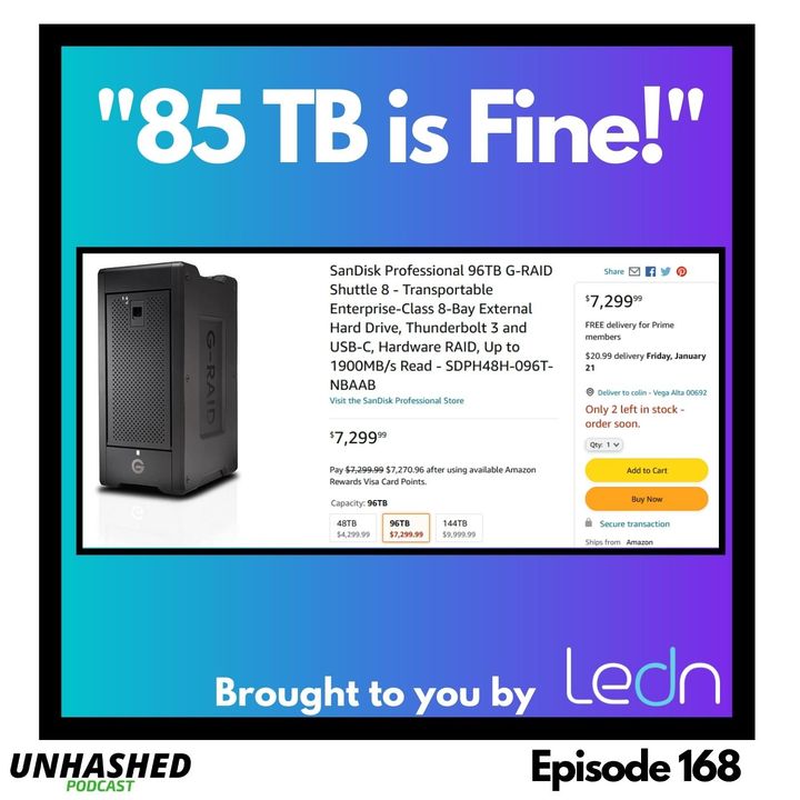 "85 TB is Fine!"